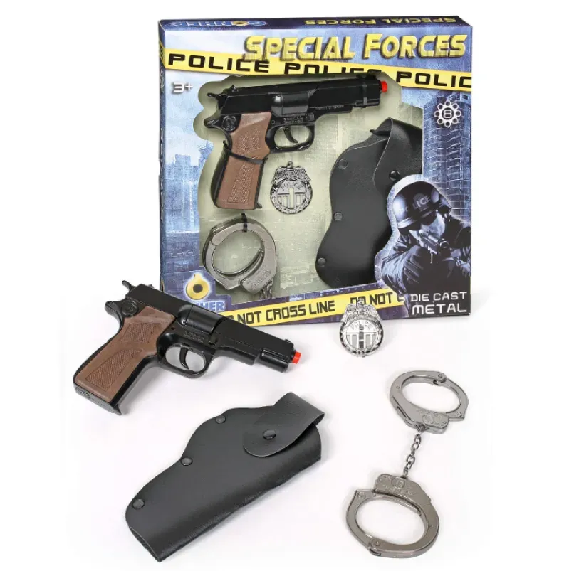 Gonher Police Special Forces pistolet à amorces 8 coups métal