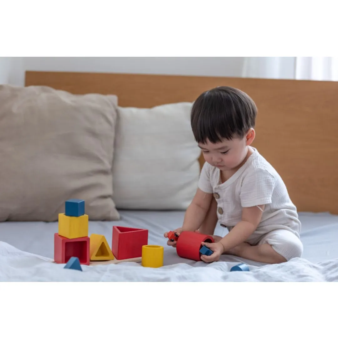 PlanToys Unit Plus Nesting Puzzle puzzle encastrable 18 mois bois