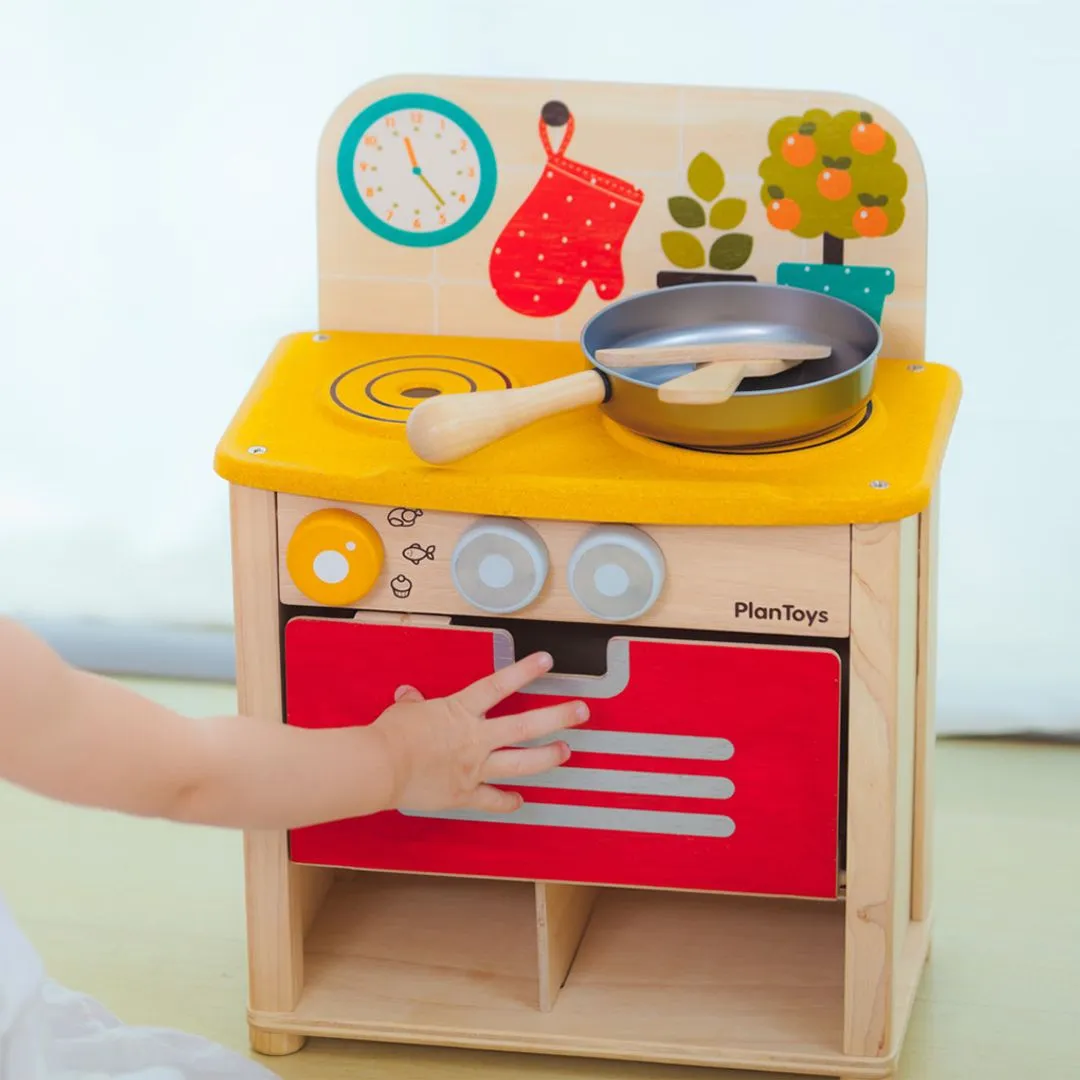 PlanToys Kitchen Set cuisine jouet bois dès 2 ans