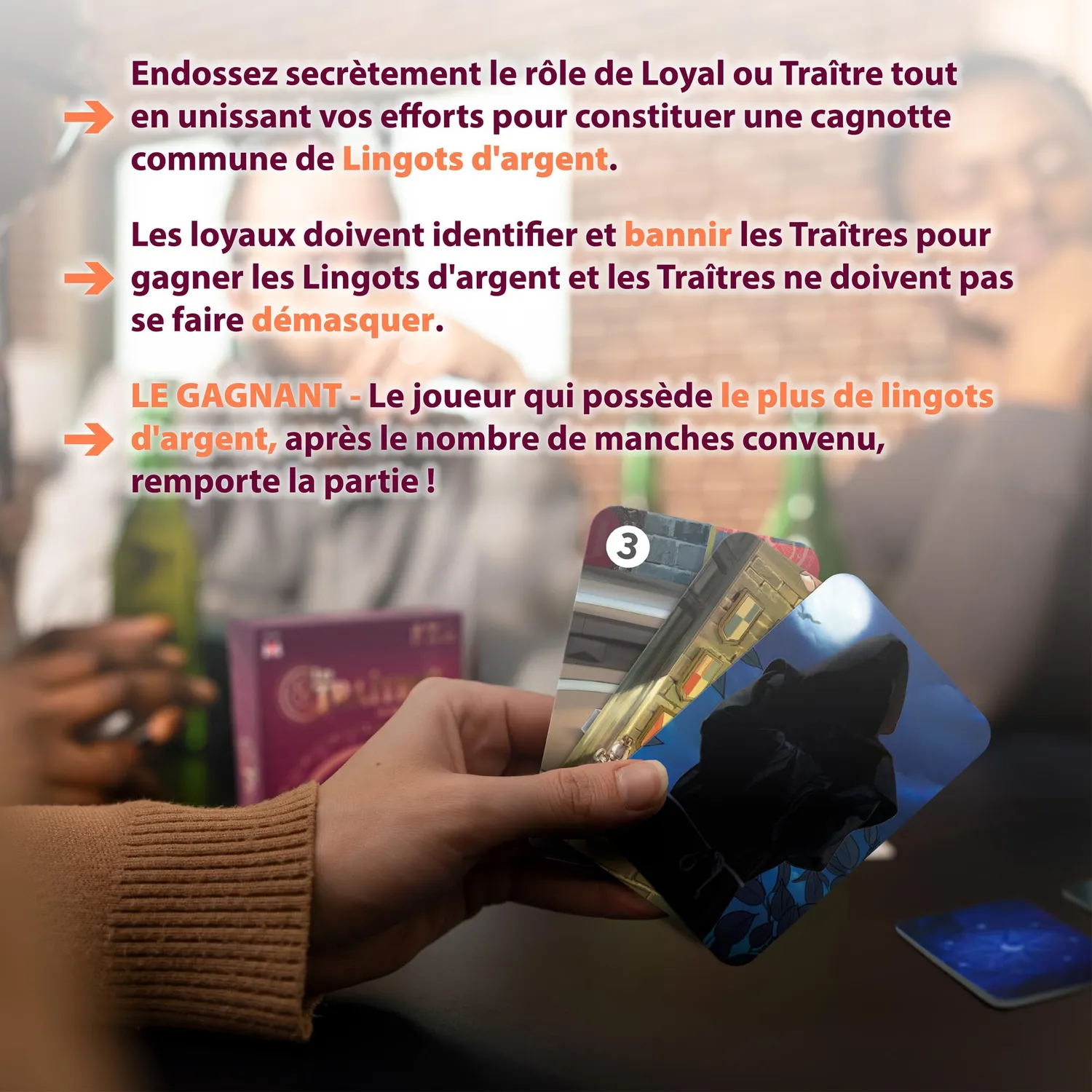 Tomy Les Traîtres Jeu de Cartes Bluff Dès 8 Ans