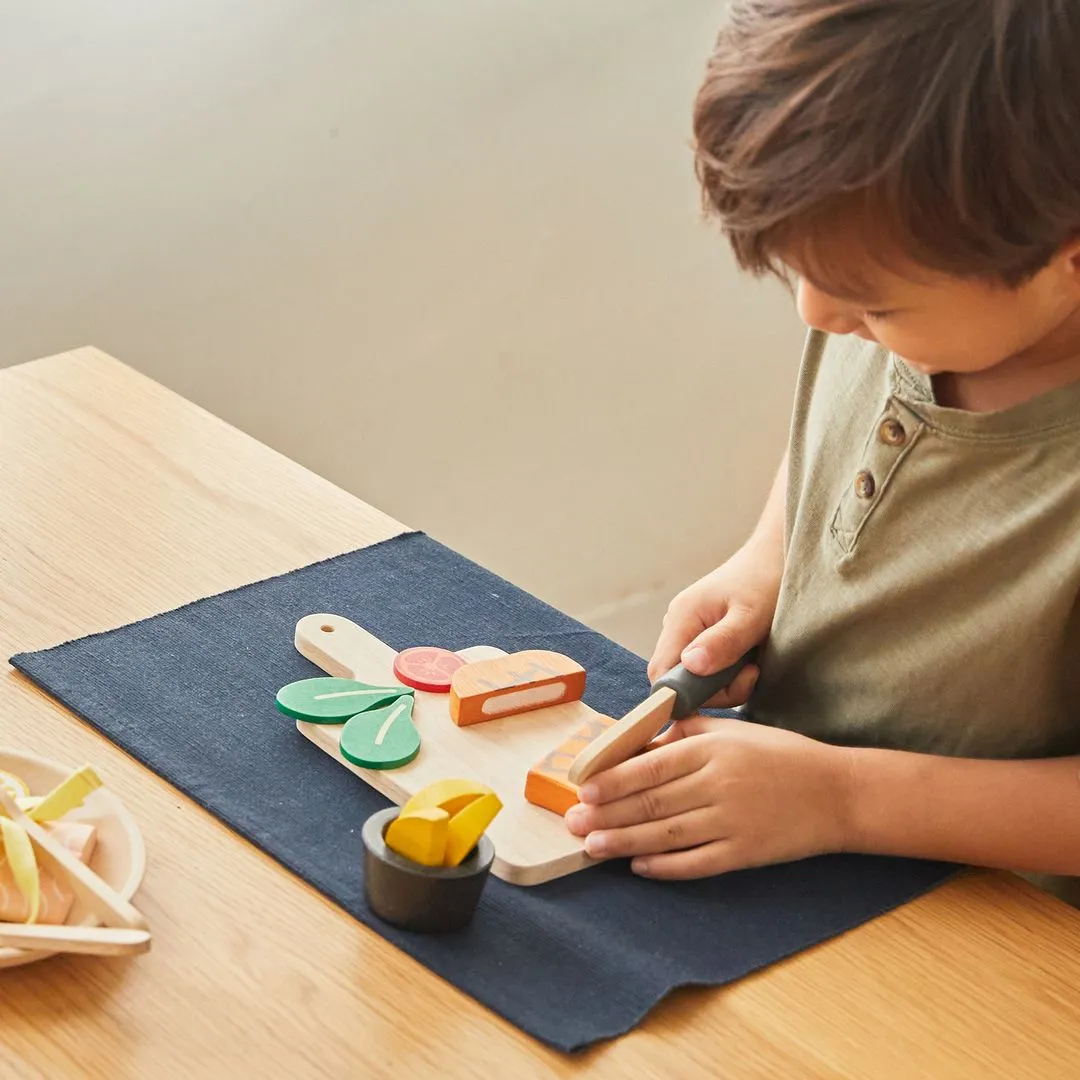 PlanToys Steak Set dinette steak 9 pièces