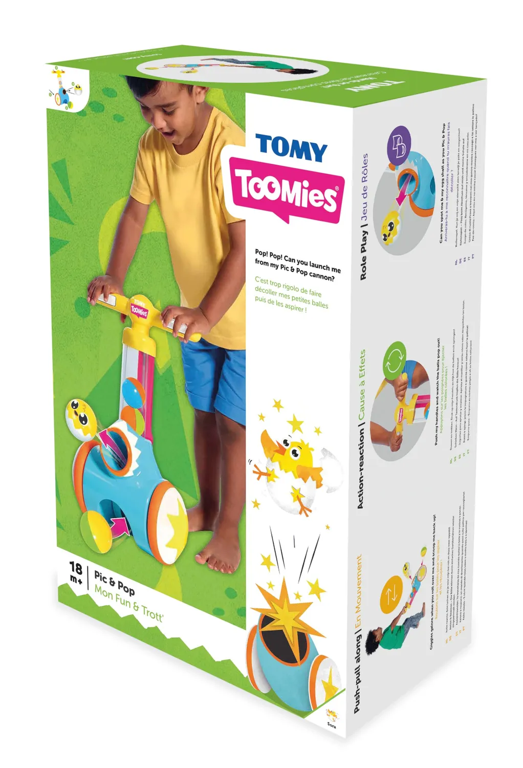 Tomy Toomies Mon Fun Trott' jouet à pousser 18 mois