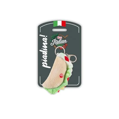 Trudi Italian Icons 69266 porte-clés peluche piadina XS