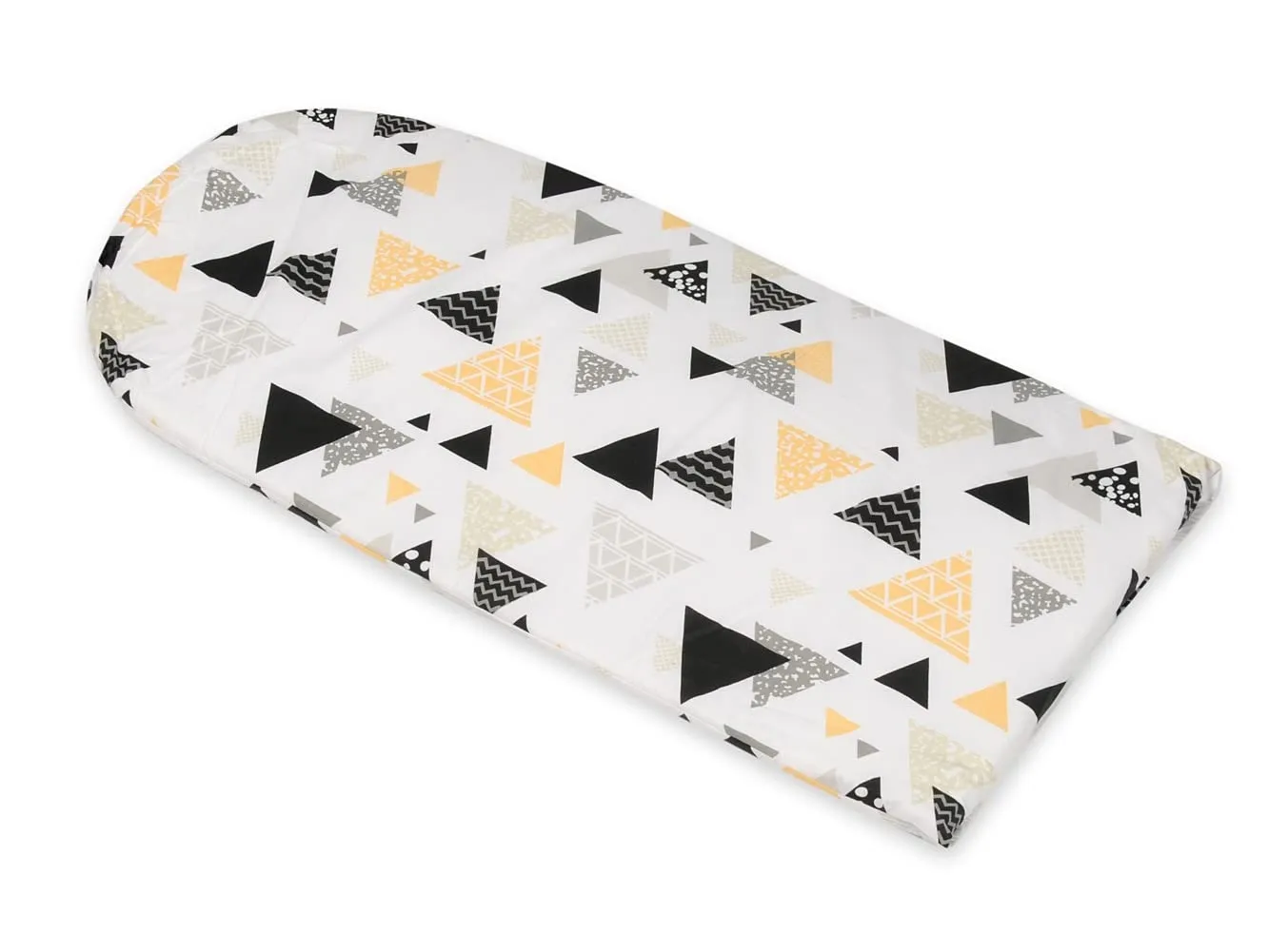 Velinda cocon bébé coton Triangles Jaunes réglable