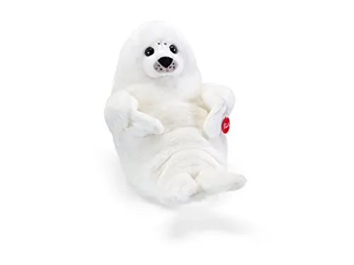 Trudi Phoque 16566 peluche XL 48 cm blanche douce