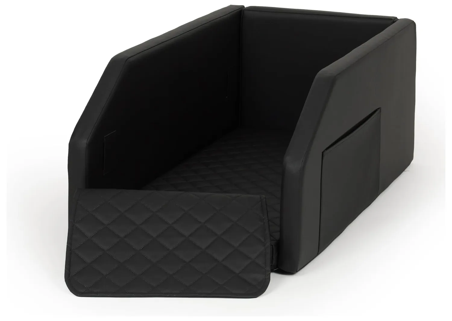 Velinda Lit Coffre Transporteur Chien 55x100 Noir