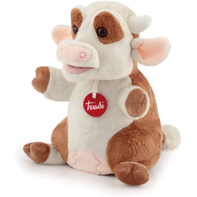 Trudi Puppets vache 29837 marionnette peluche S douce