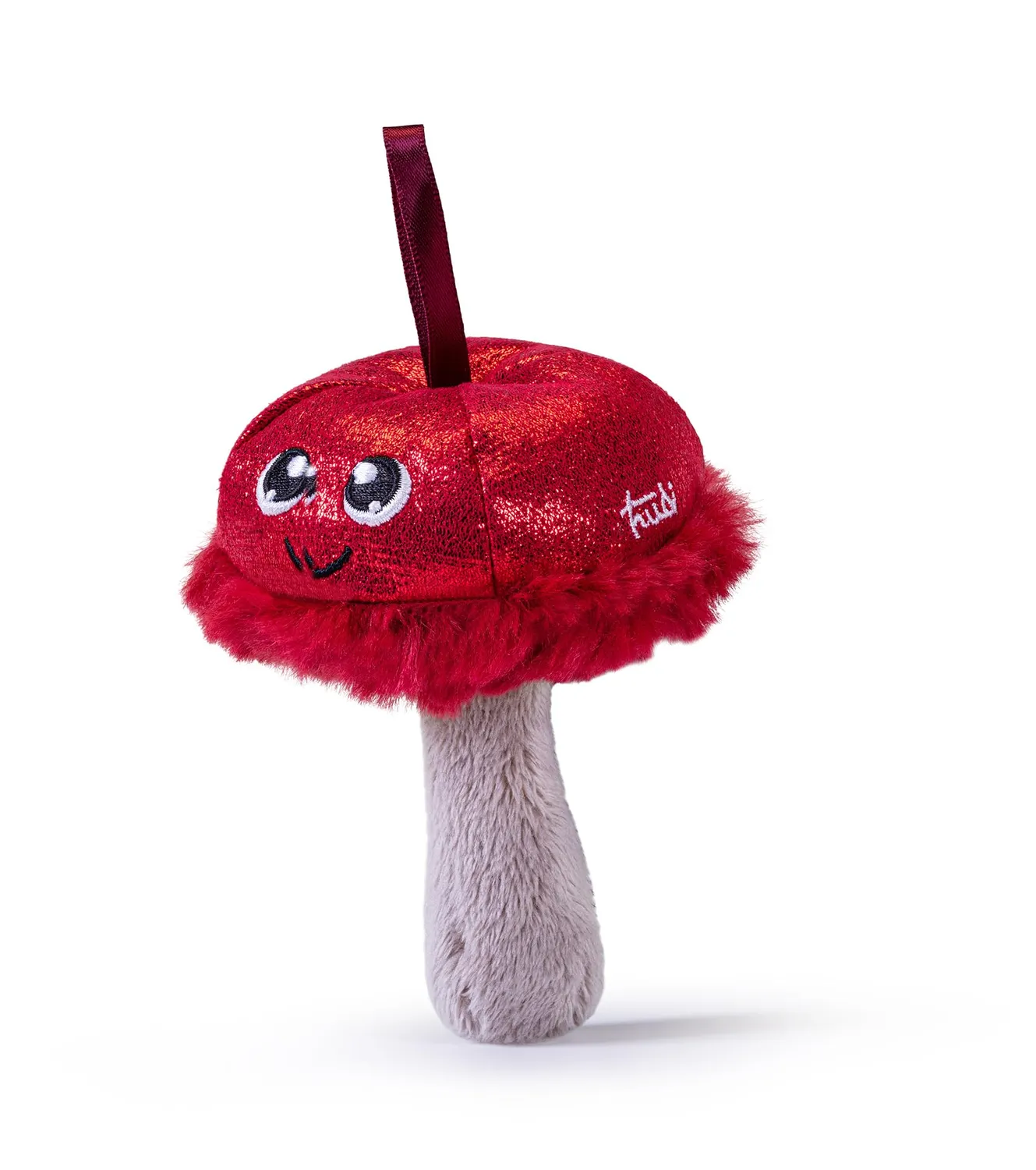 Trudi Sweet Christmas déco sapin champignon bordeaux XXS