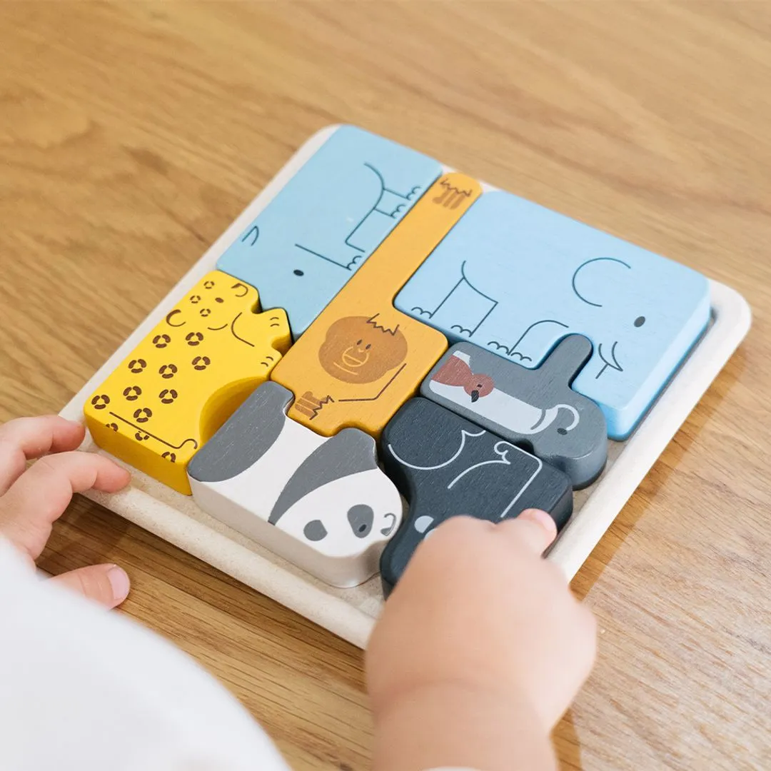 PlanToys Animal Puzzle Game puzzle animaux bois 2 ans