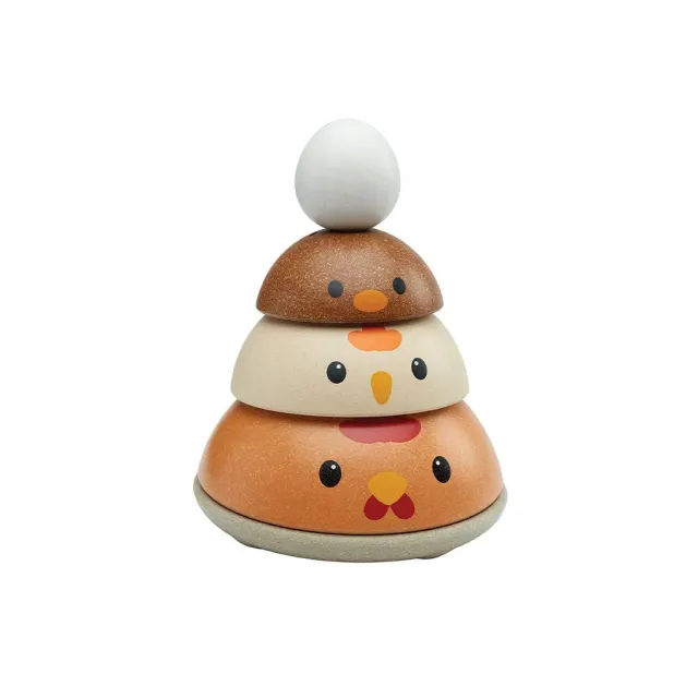 PlanToys Chicken Nesting jeu à empiler 12 mois