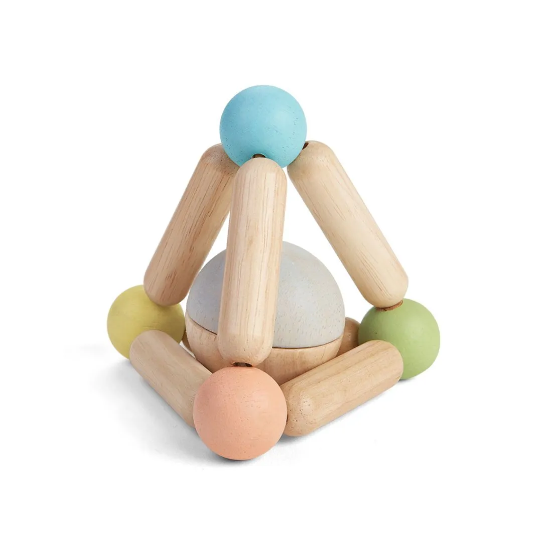 PlanToys Triangle hochet bébé pastel 6 mois
