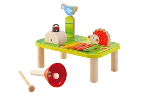 Sevi 82807 mini table musicale clavier bois dès 2 ans