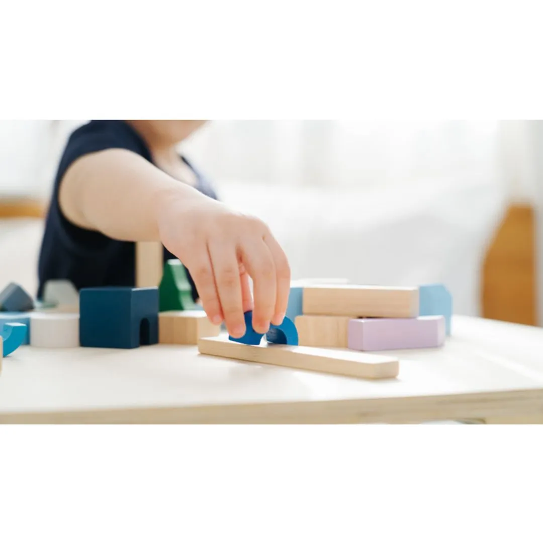 PlanToys Urban City Blocks 45 cubes construction ville