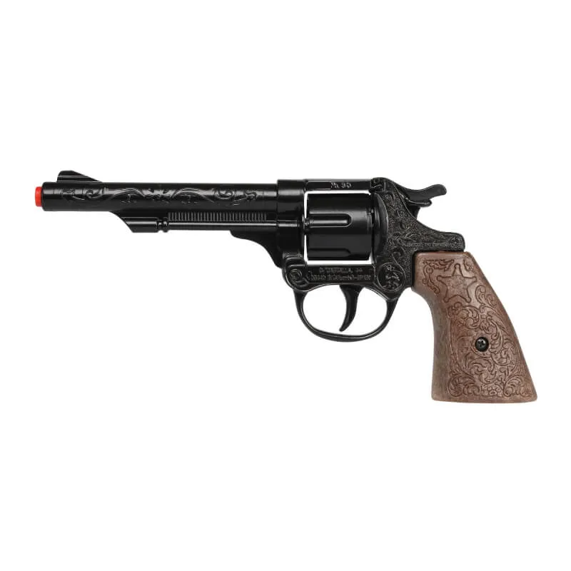 Gonher Cowboy revolver jouet 8 coups métal