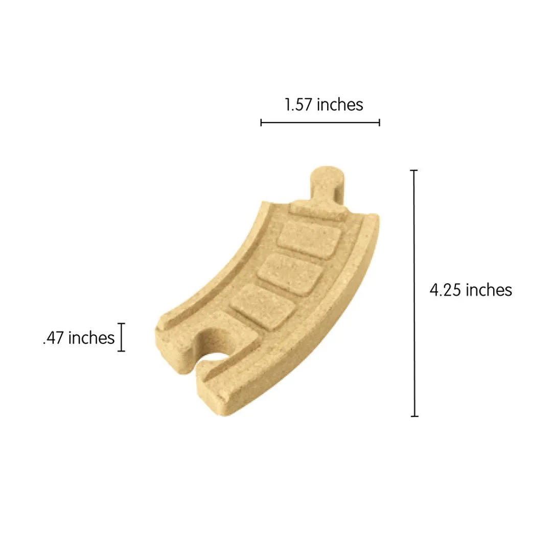 PlanToys One-Lane Curved Track rail courbe 20 pièces