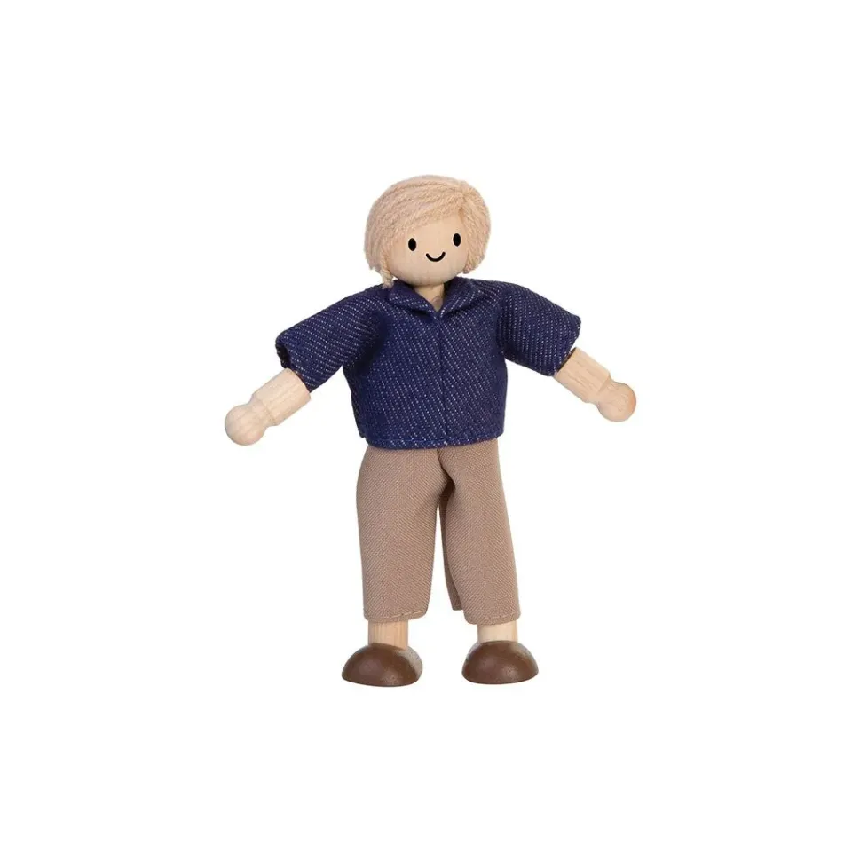 PlanToys Dad Figurine Maison de Poupée Peau Claire
