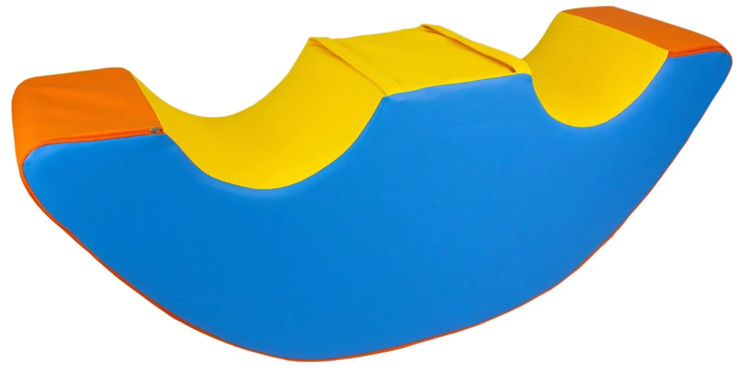 Velinda Bean Duo bascule mousse jaune vert bleu orange