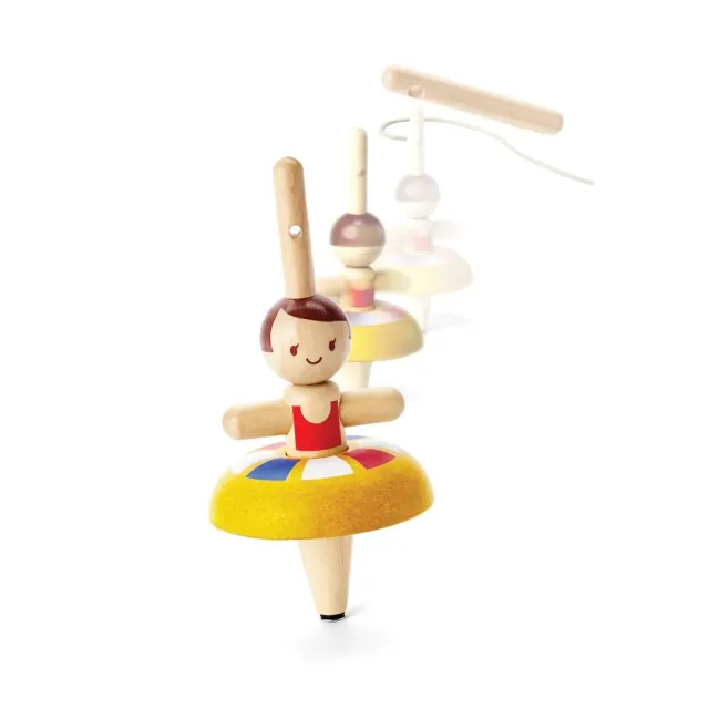 PlanToys Ballet Spinning Top toupie danseuse à ficelle
