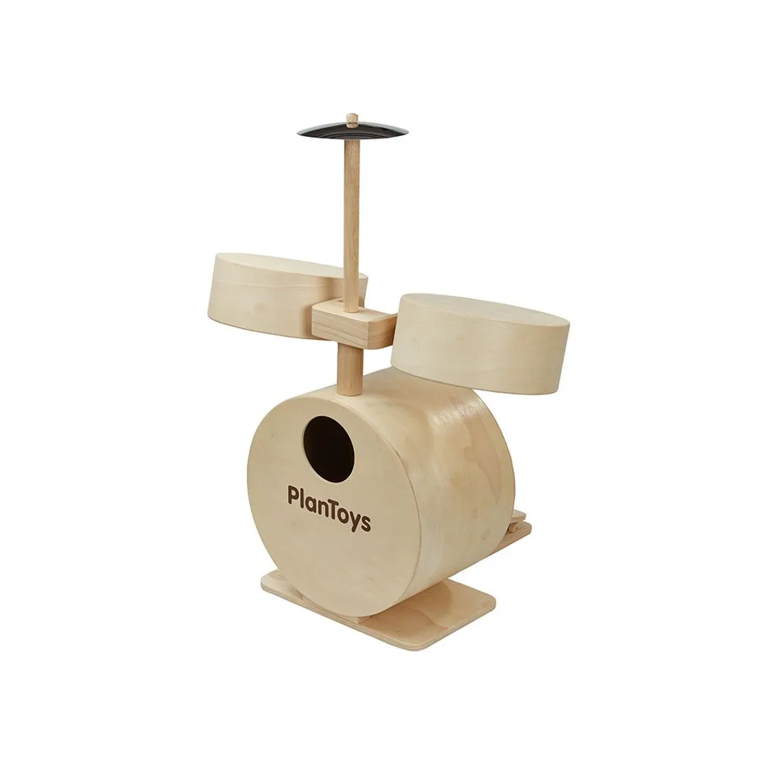 PlanToys Drum Set batterie enfant bois dès 3 ans