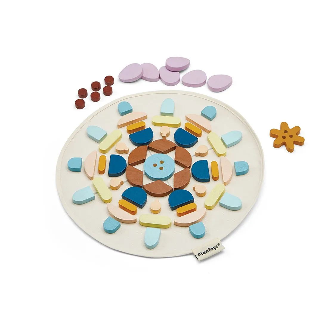PlanToys Mandala jeu de création 60 pièces concentration