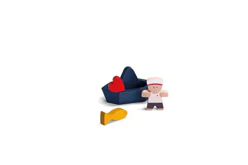 Trudi Sevi 83149 playset mer bois 17 pièces Sea Love