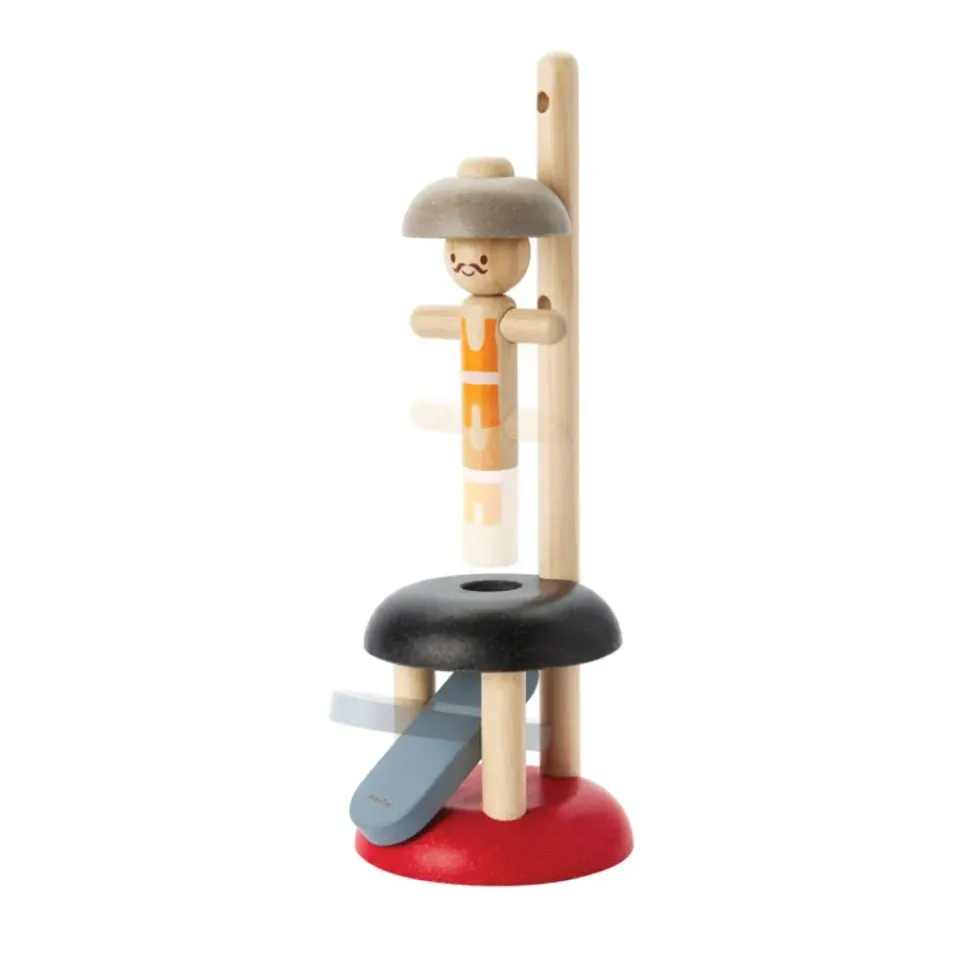 PlanToys Jumping Acrobat jeu sauteur bois