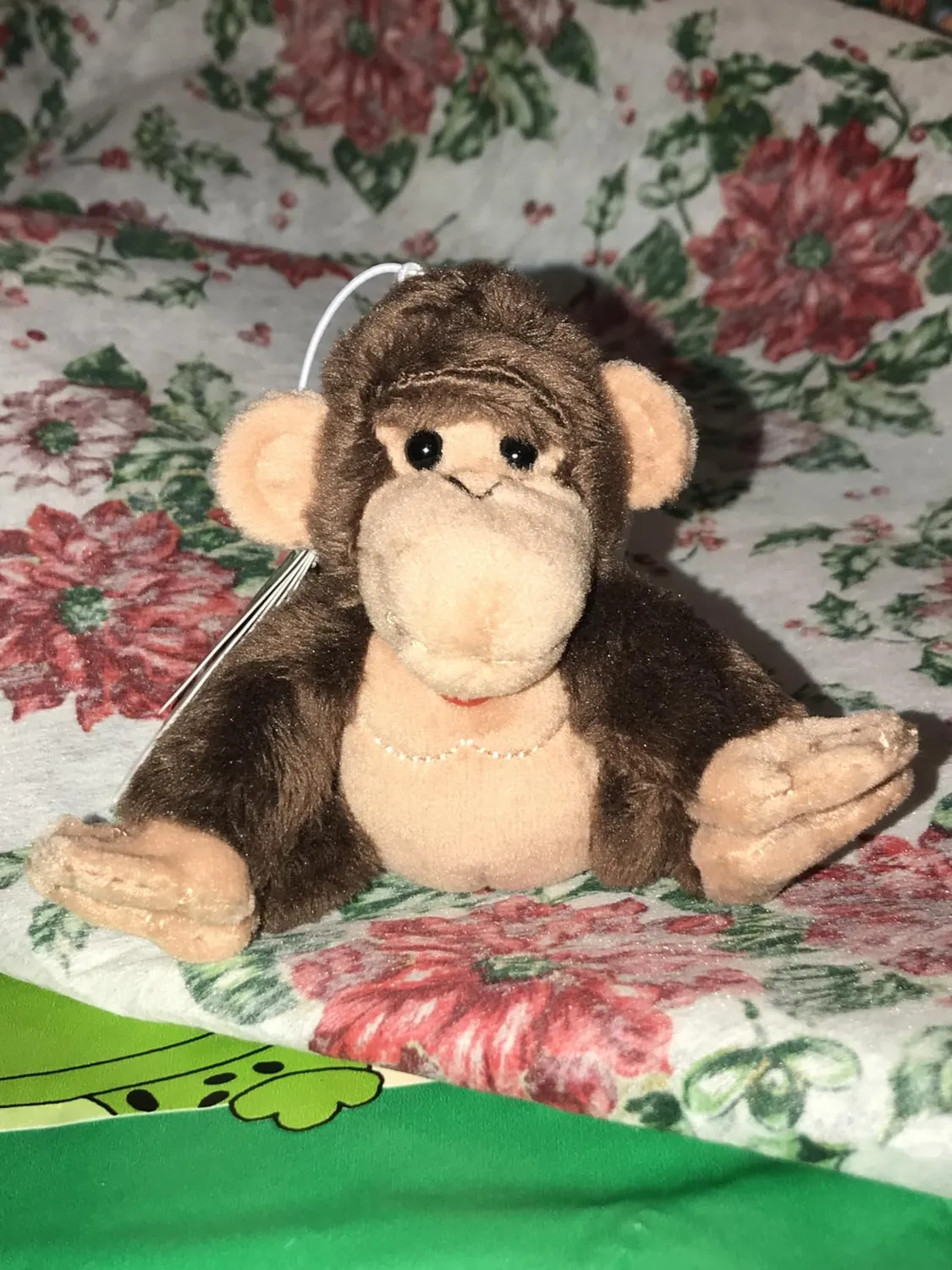 Trudi Sweet Collection peluche singe miniature cousu main naissance