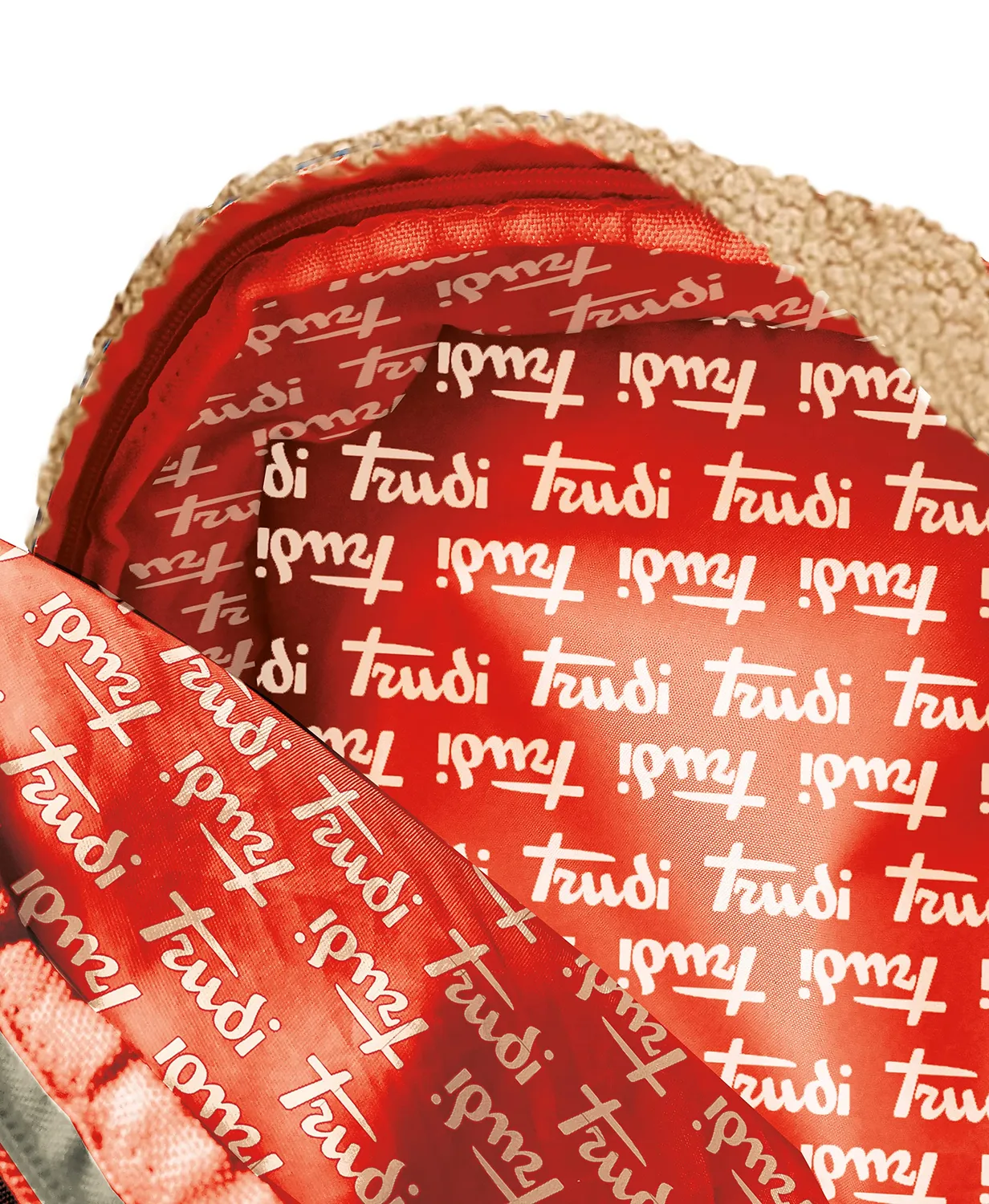 Trudi Teddy Love sac à dos mini S 11 cm marron clair ours