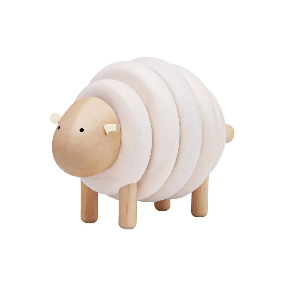 PlanToys Mouton à lacer jeu éducatif couleurs