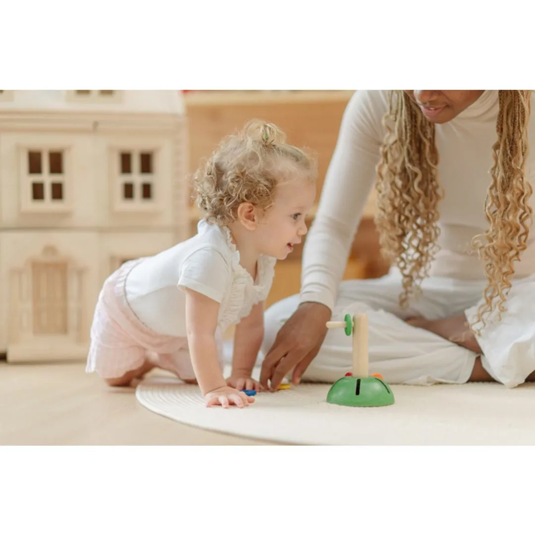 PlanToys Horizontal Stacking empileur horizontal 5 anneaux