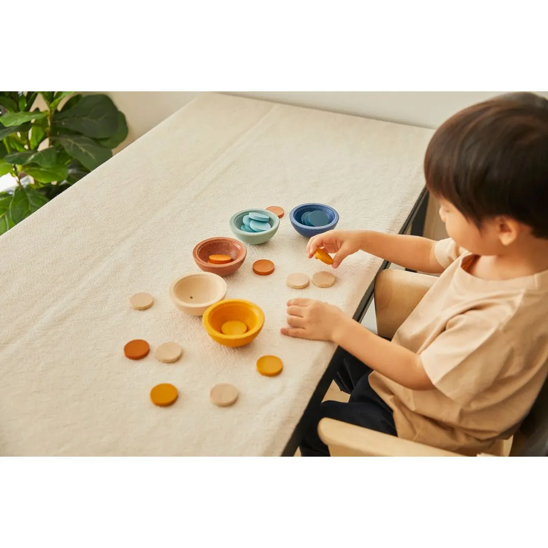 PlanToys Sort Count Cups Orchard jeu tri 18 mois