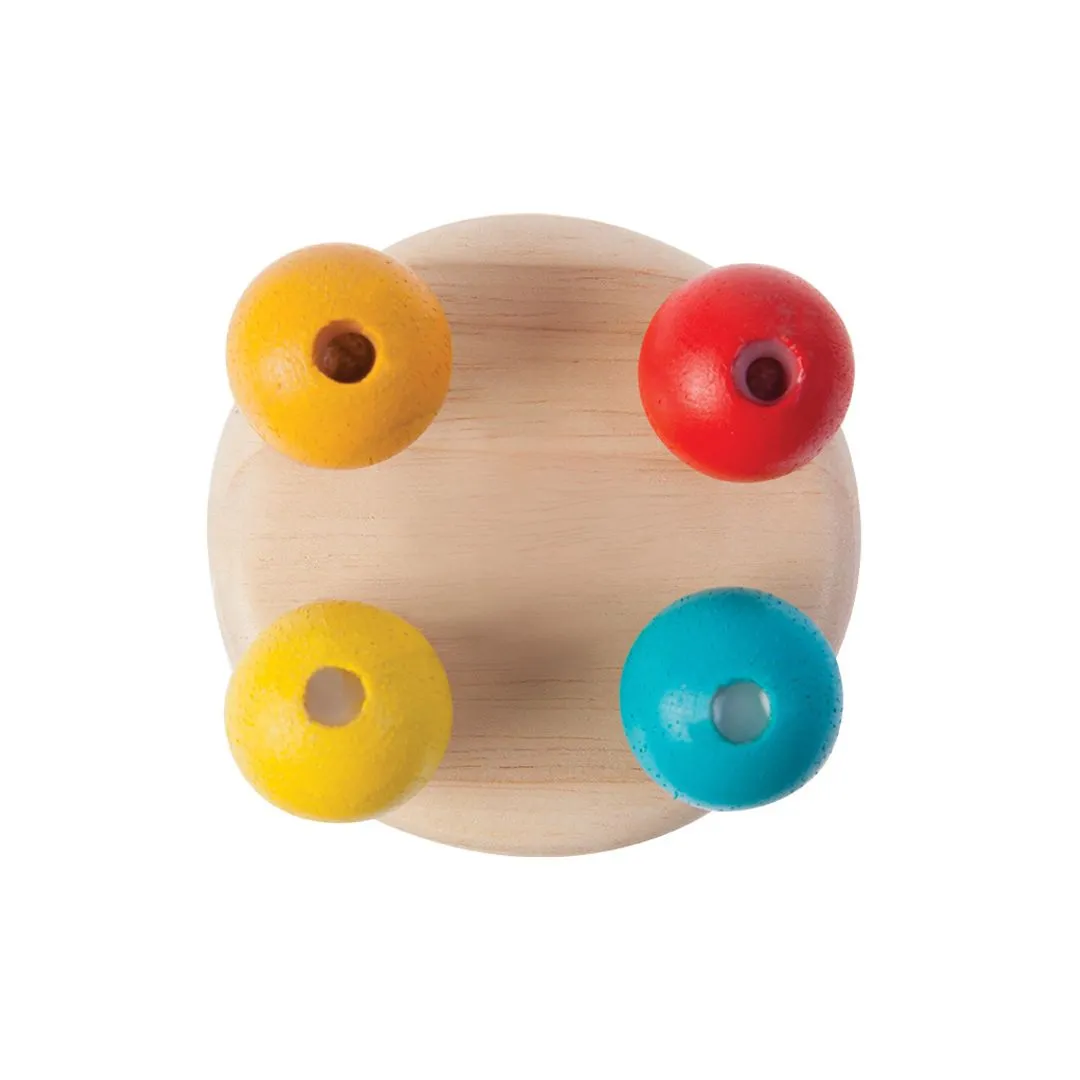 PlanToys Bell Rattle hochet clochette bébé bois