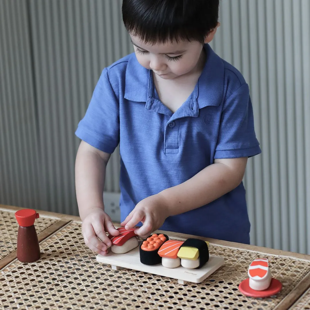 PlanToys Sushi Set dinette sushi bois dès 2 ans