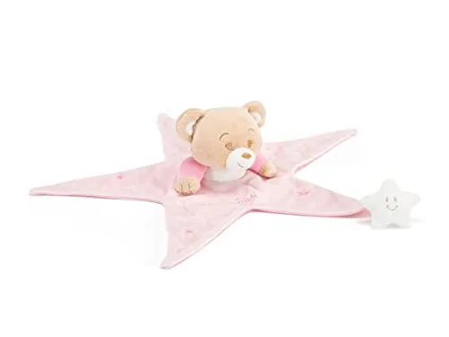 Trudi Baby Star 18178 doudou ours rose S nouveau-né