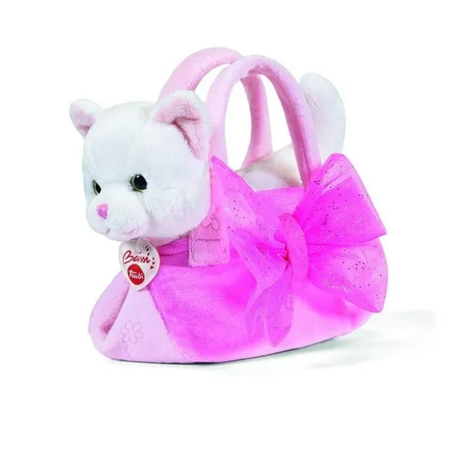 Trudi Fashion Pets 56083 peluche chat sac nœud papillon XS