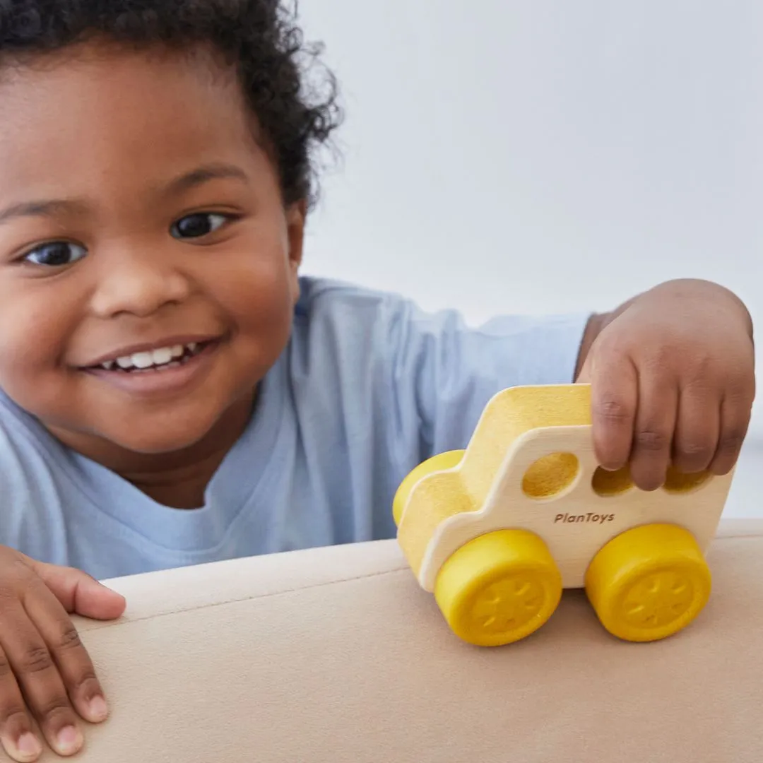 PlanToys Timber Trail Bus petit bus bébé bois