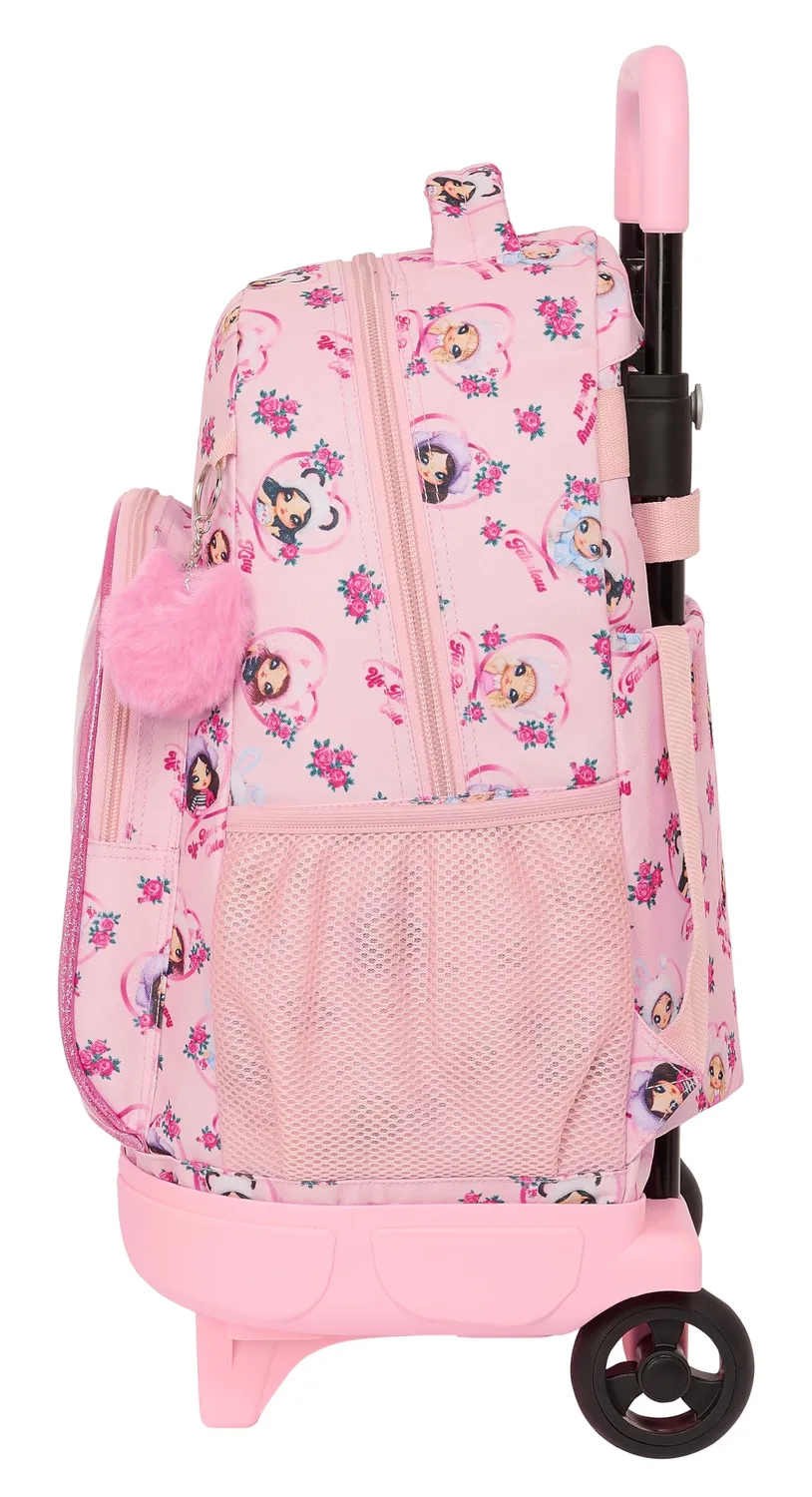Na Na Na Surprise Fabulous sac à dos roulettes rose 45 cm