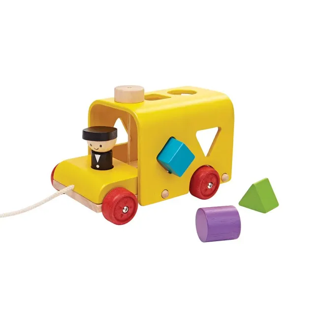 PlanToys Sorting Bus bus trieur bois 12 mois