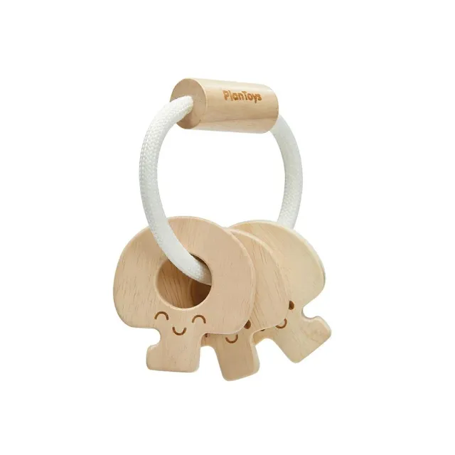 PlanToys Baby Key Rattle hochet clés naturel