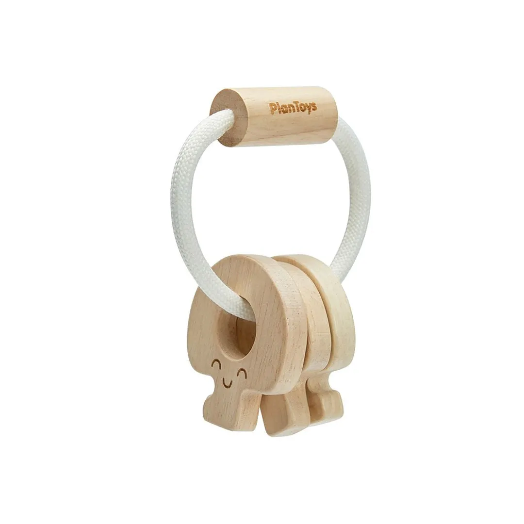 PlanToys Baby Key Rattle hochet clés naturel