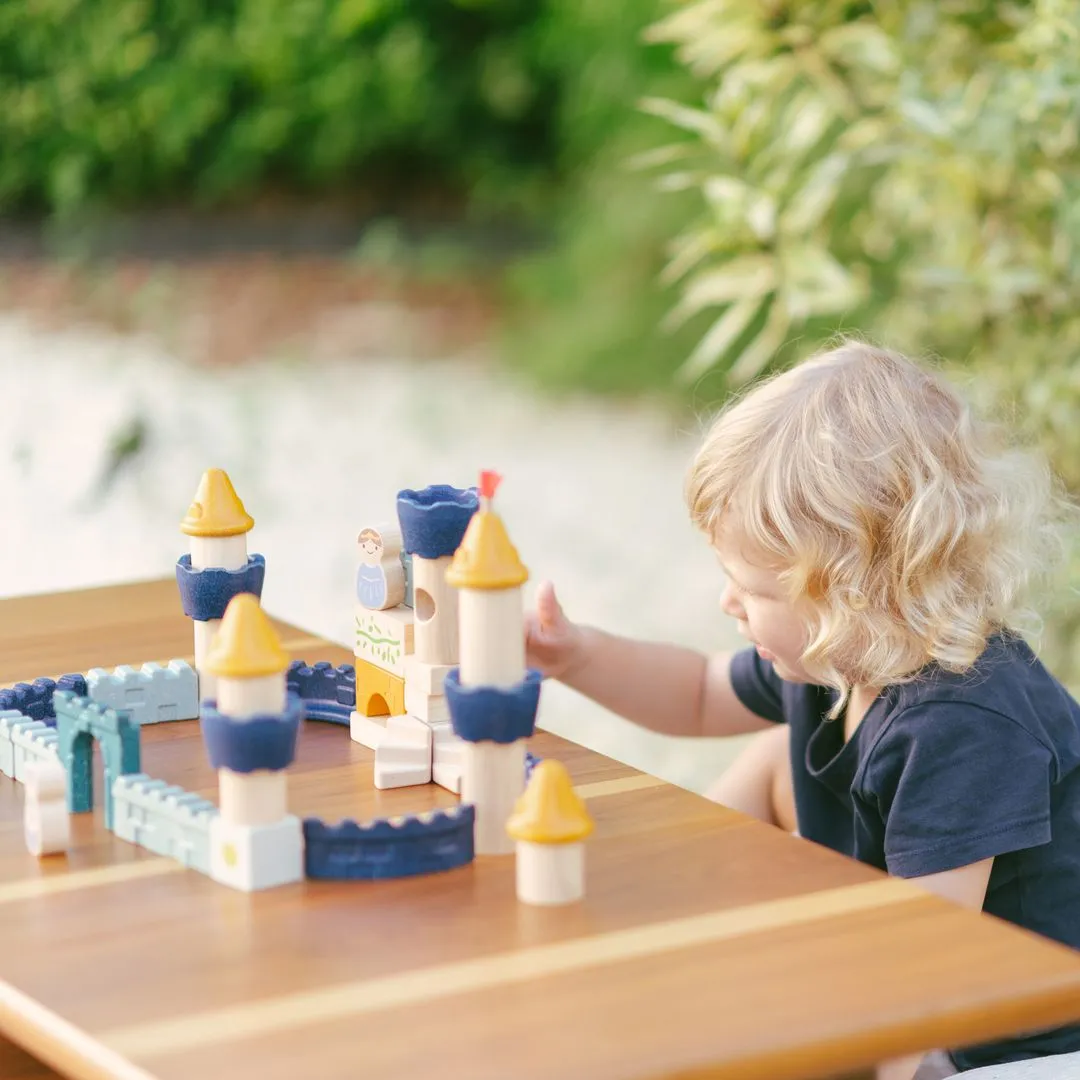 PlanToys Castle Blocks jeu construction château 40 pièces
