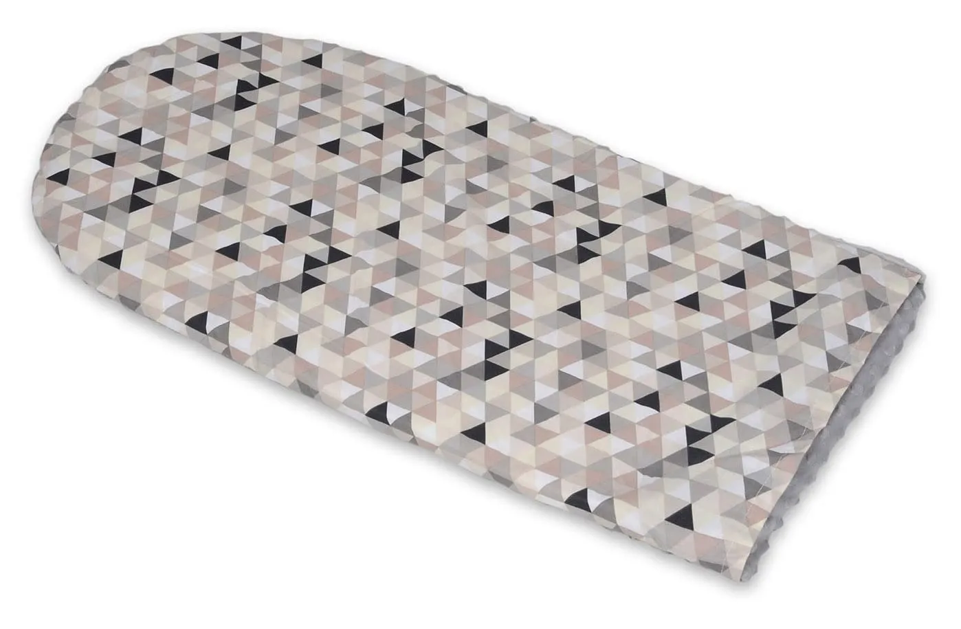Velinda Cocon bébé triangles beiges gris 0-8 mois nid