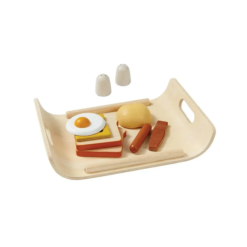 PlanToys Breakfast Menu dinette petit-déjeuner bois