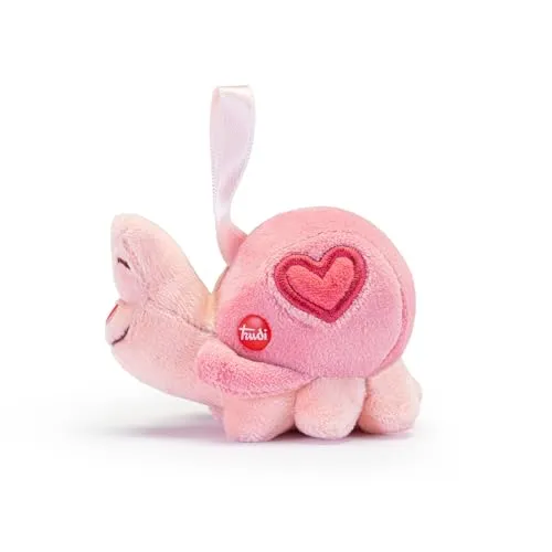 Trudi 52241 peluche escargot cœurs XS rose