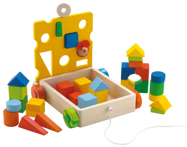 Sevi 81675 Cubes Souris jeu construction 30 pièces bois