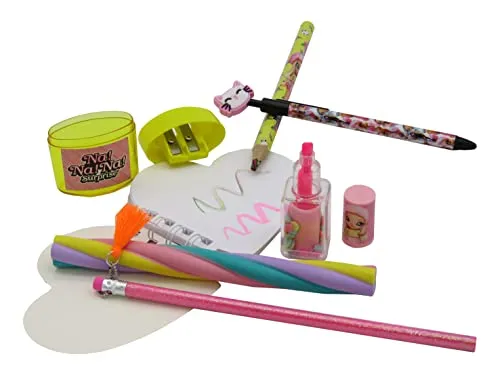 Na! Na! Na! Surprise set papeterie trousse jumbo paillettes 8 pièces