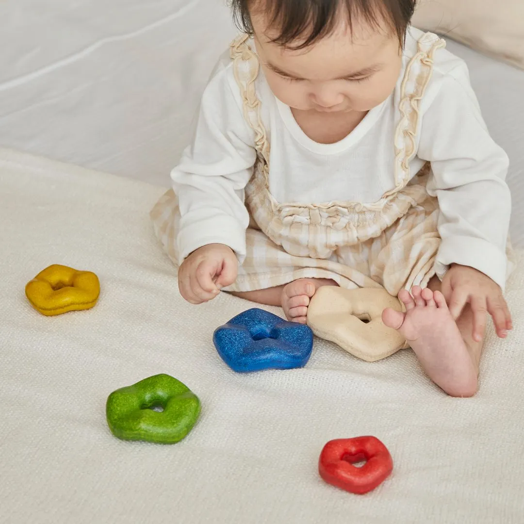 PlanToys Wave Stacker empilable vagues bébé bois