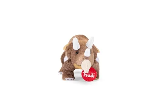 Trudi Triceratops 51183 peluche dinosaure XS 22 cm vert