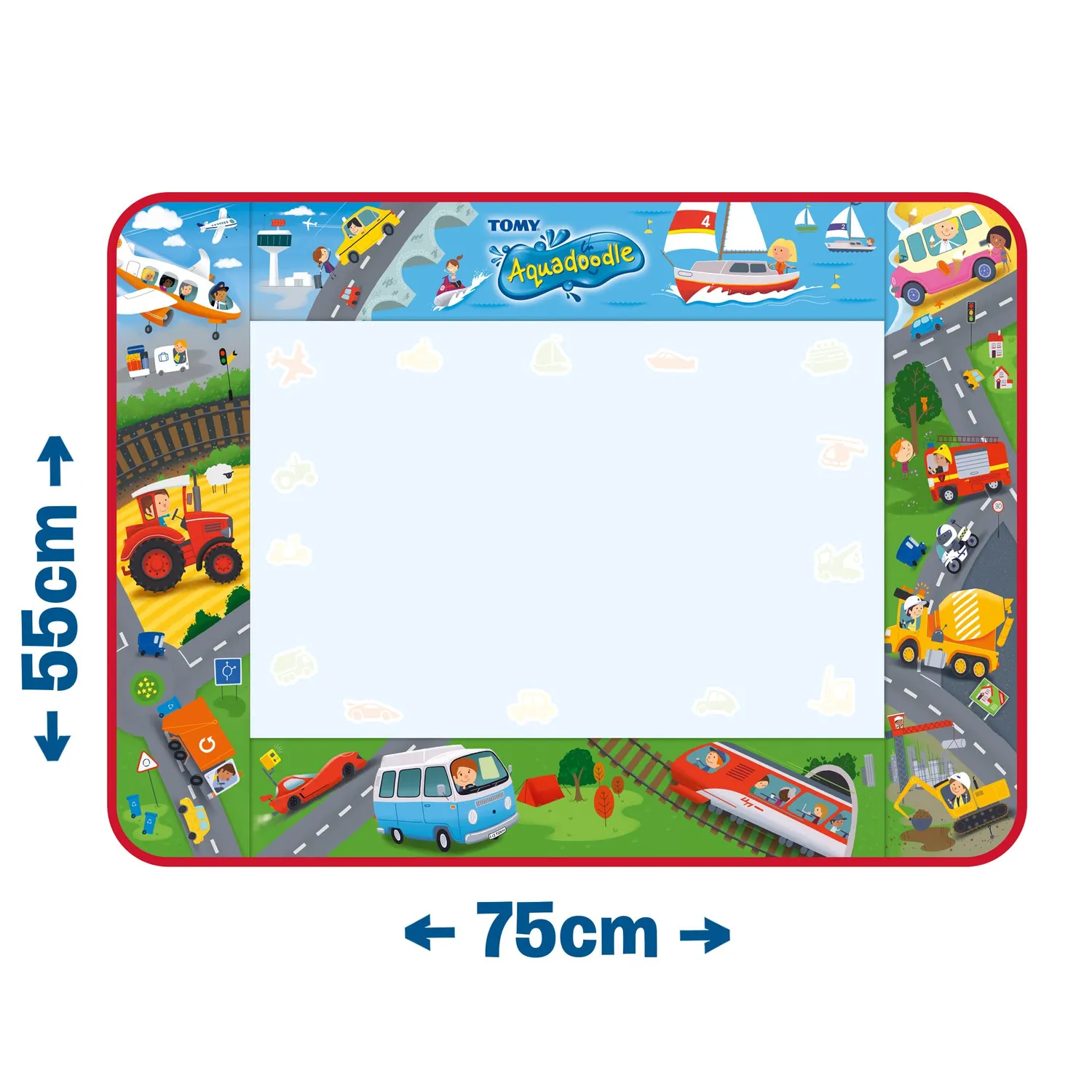 Tomy AquaDoodle tapis dessin eau véhicules 75x55 cm