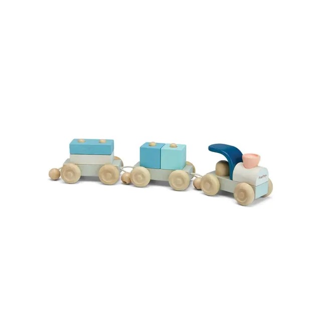 PlanToys Stacking Train Trio Orchard train bois à empiler